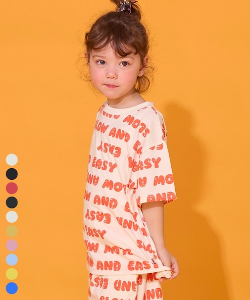 総柄半袖Tシャツ
