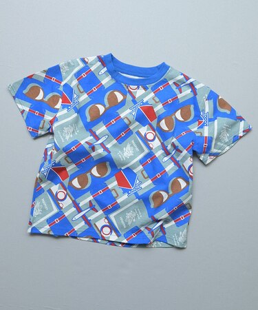 総柄半袖Tシャツ