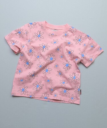 総柄半袖Tシャツ