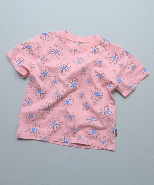 総柄半袖Tシャツ