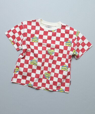 総柄半袖Tシャツ