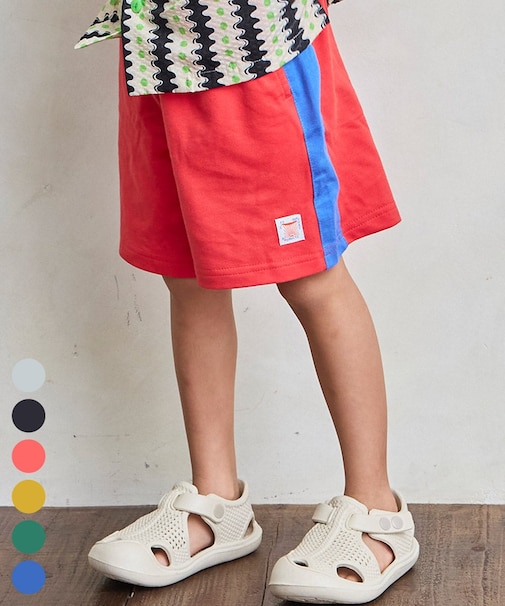 サイドラインカットショートパンツ