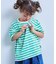 【COTTON from U.S.A】マイニチワッペンボーダーTシャツ