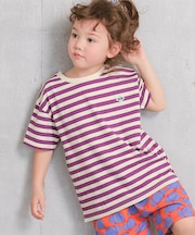 【COTTON from U.S.A】マイニチワッペンボーダーTシャツ