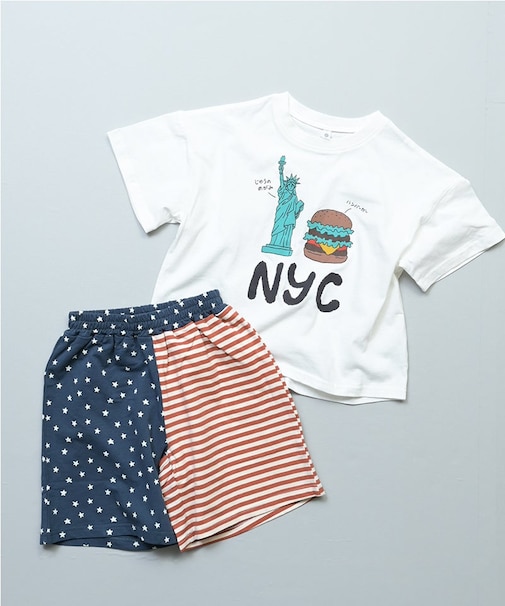 ぱぱっとワールドセットアップ(Tシャツ+ハーフパンツ)