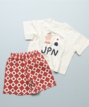 ぱぱっとワールドセットアップ(Tシャツ+ハーフパンツ)