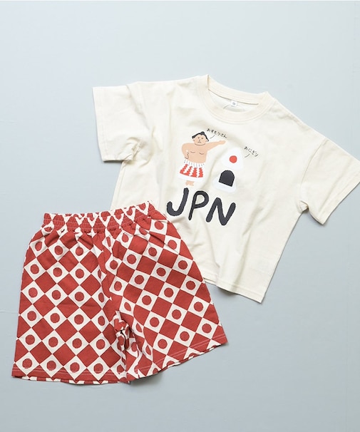 ぱぱっとワールドセットアップ(Tシャツ+ハーフパンツ)