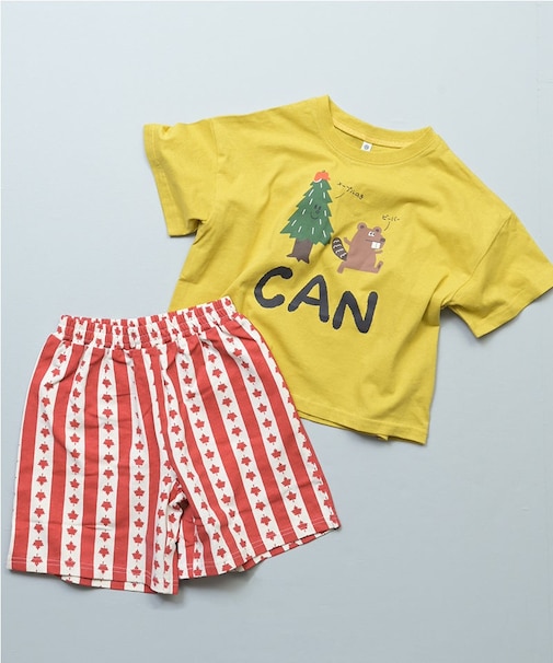 ぱぱっとワールドセットアップ(Tシャツ+ハーフパンツ)