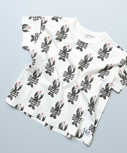 総柄ワイド半袖Tシャツ