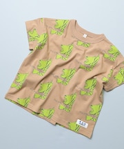 総柄ワイド半袖Tシャツ