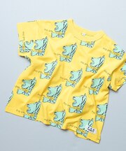 総柄ワイド半袖Tシャツ