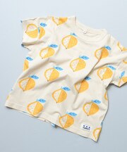 総柄ワイド半袖Tシャツ
