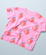 総柄ワイド半袖Tシャツ