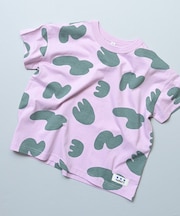 総柄ワイド半袖Tシャツ