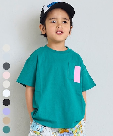 段差ポケットTシャツ