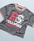 ラインリブ半袖Tシャツ