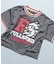 ラインリブ半袖Tシャツ
