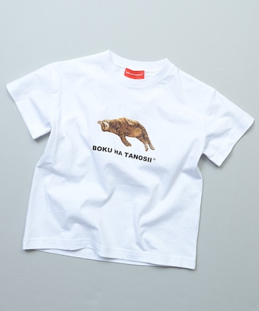 【別注】 BOKUHATANOSIIお昼寝ネコ半袖Tシャツ