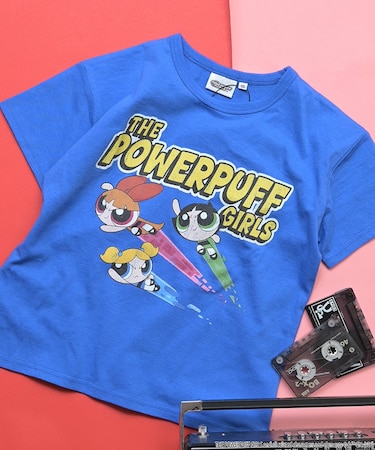 【別注】パワーパフガールズ プリント半袖Tシャツ