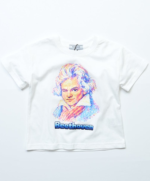【EAST BLUE】ピクセルアート風 レジェンドWIDE Tシャツ B