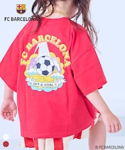 【別注】FCバルセロナプリント半袖Tシャツ