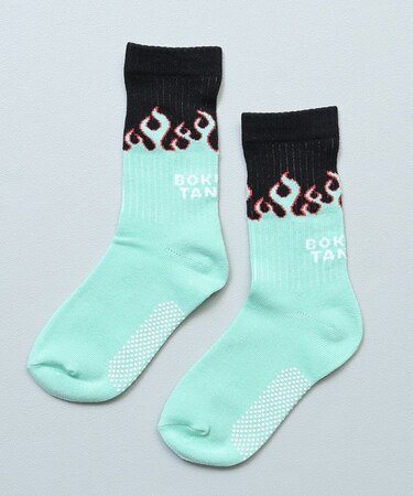 【別注】BOKUHATANOSII ファイヤーパターンソックスB(13-15cm)