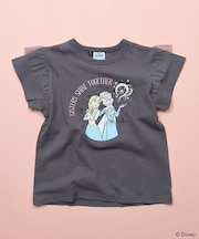 【別注】ディズニープリンセス フリルプリント半袖Tシャツ