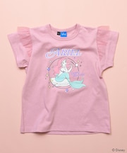 【別注】ディズニープリンセス フリルプリント半袖Tシャツ