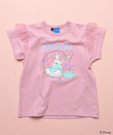【別注】ディズニープリンセス フリルプリント半袖Tシャツ