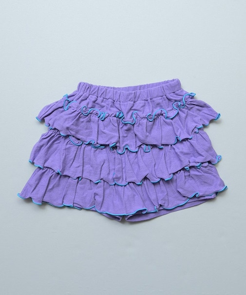 梨地フリルキュロットパンツ