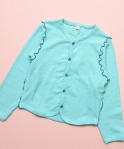 薄手リブメローカーディガン
