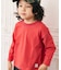 配色ステッチ長袖Tシャツ