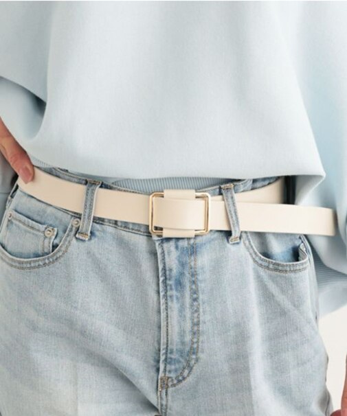 スライドバックルレザーベルト30