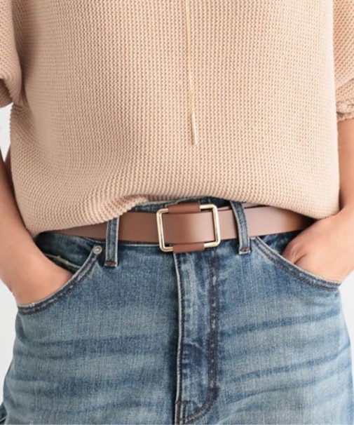 スライドバックルレザーベルト30