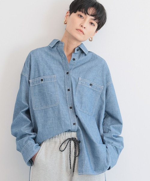 ch!iii ダンガリーデニムシャツ ダンガリーデニムシャツ / マシンウォッシャブル｜バンヤードストーム