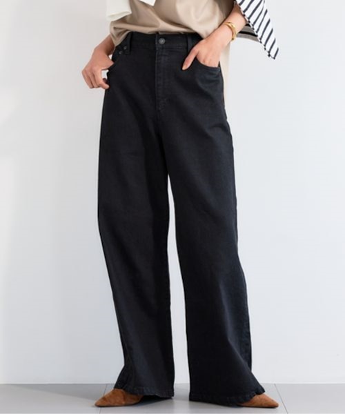 ソフトウエストワイドデニムパンツ｜バンヤードストームの通販｜&mall