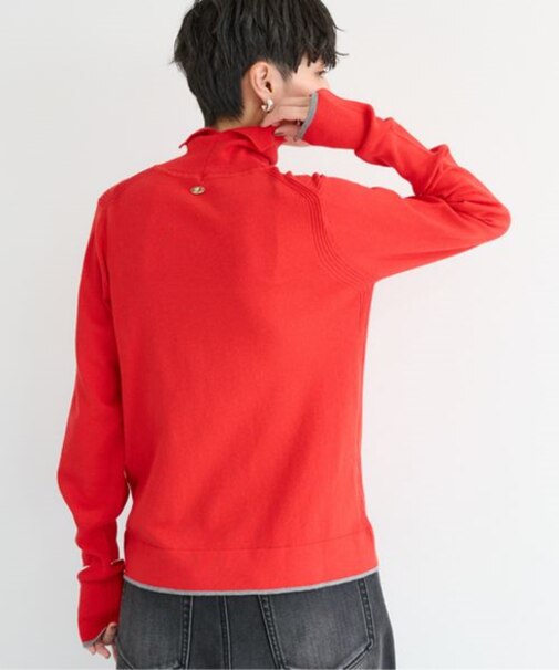 タートルスリットニット