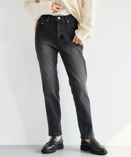 新品タグ付き　バンヤードストーム　裏起毛スリムデニムパンツ　00 裏起毛スリムデニム｜バンヤードストームの通販｜&mall（アンドモール