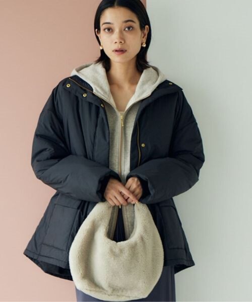 美品♡ バンヤードストーム　撥水ミドル中綿ブルゾン　軽量　アウター　コート ミドル中綿コート【撥水】｜バンヤードストームの通販｜&mall