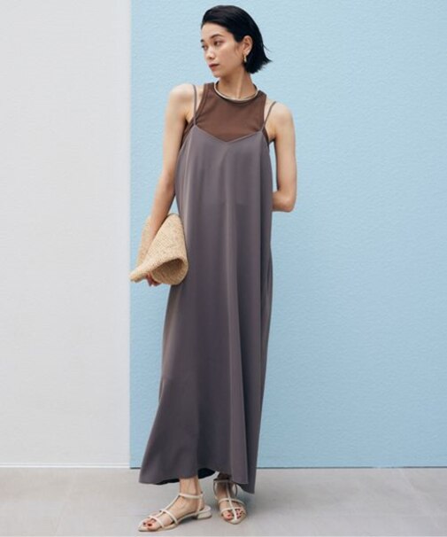 ダブルクロスキャミワンピース