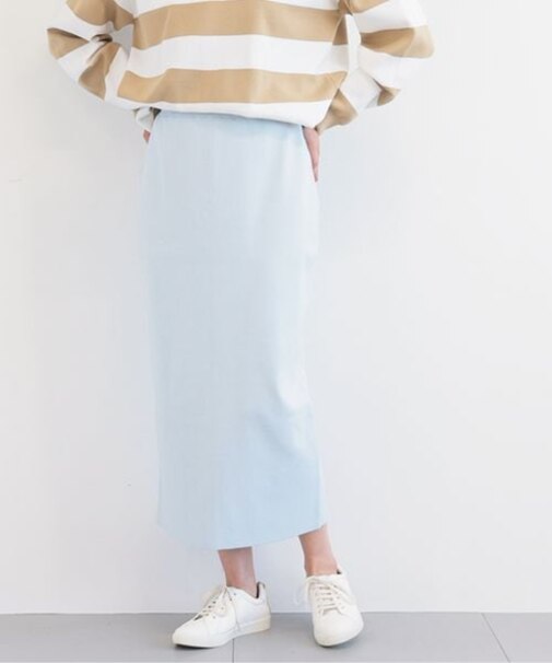 ペンシルニットスカート/ハンドウォッシャブル<セットアップ対応>