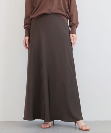 サテンロングスカート / ハンドウォッシャブル