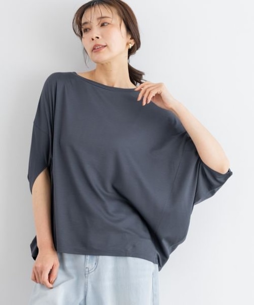 UVカットクールタッチドルマンプルオーバー【UVカット＋接触冷感】