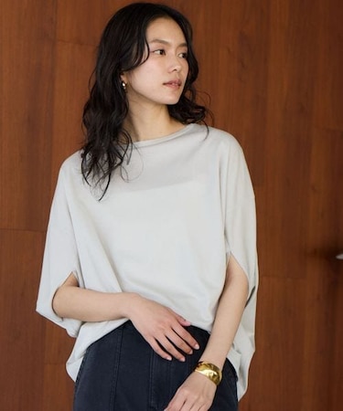 UVカットクールタッチドルマンプルオーバー【UVカット＋接触冷感】