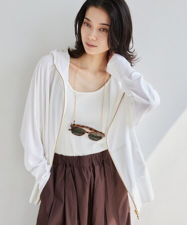 UVカットダブルZIPパーカー【UVカット＋接触冷感】