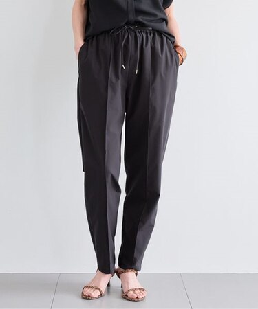 撥水タフタテーパードパンツ