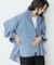 ライトデニムBIGシルエットシャツ＜セットアップ対応＞