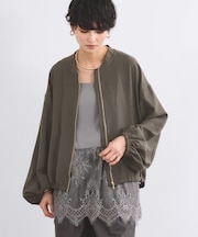 ポプリンZIPブルゾン2【JAPAN FABRIC】ハンドウォッシャブル