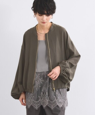 ポプリンZIPブルゾン2【JAPAN FABRIC】ハンドウォッシャブル