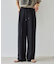 フィラメントツイルワイドパンツ / ハンドウォッシャブル